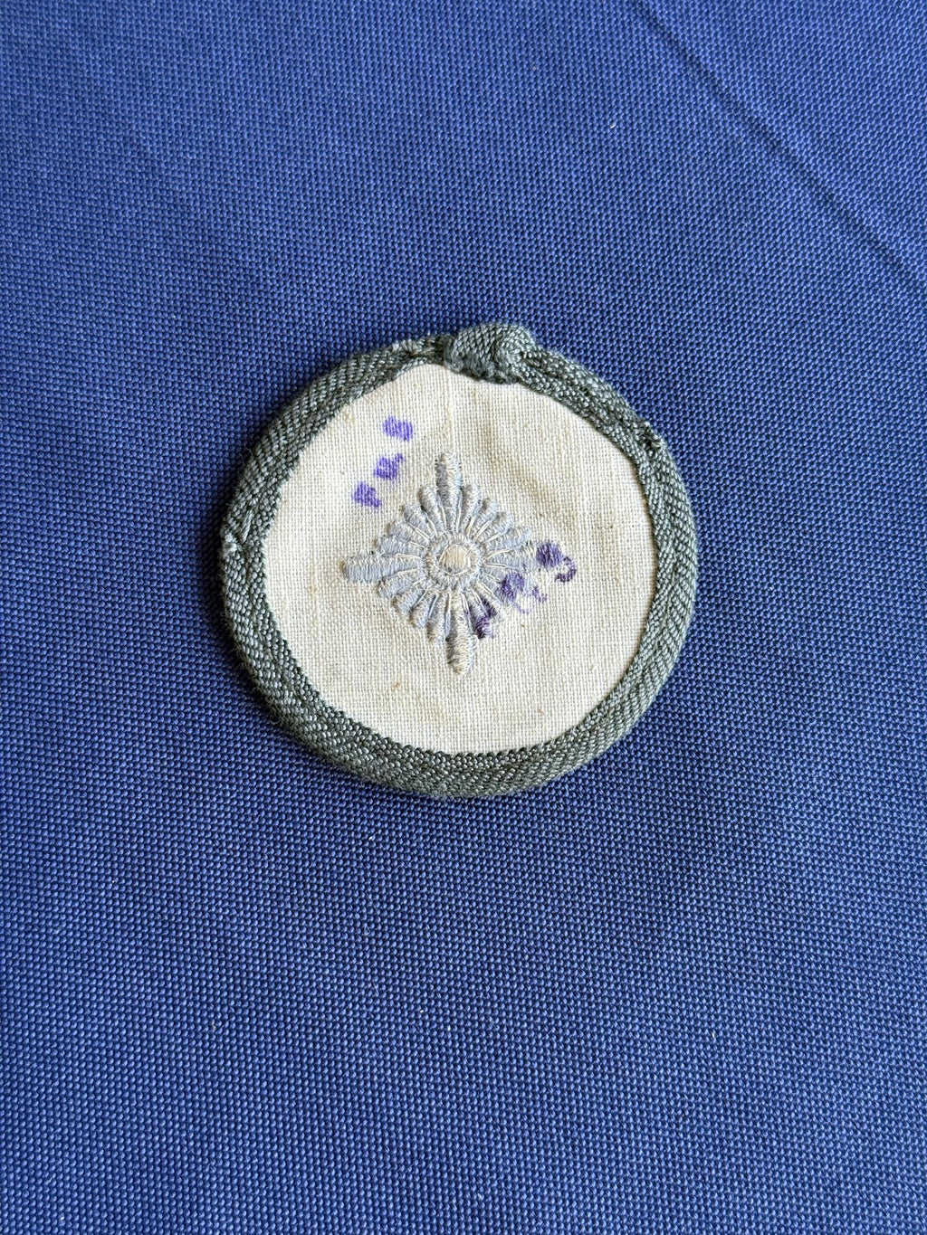 Original WWII German Army Oberschütze Rank Pip on HBT