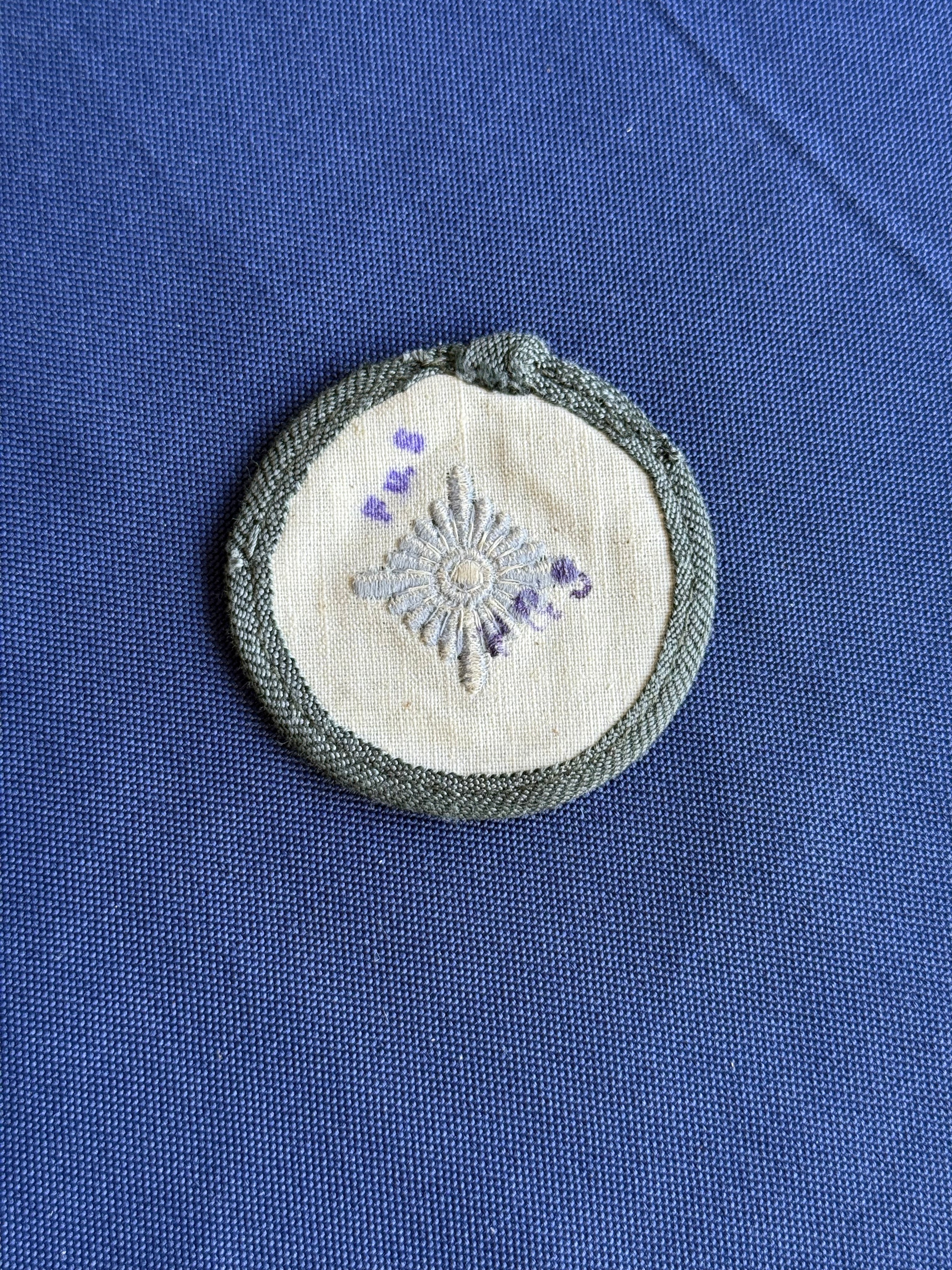 Original WWII German Army Oberschütze Rank Pip on HBT