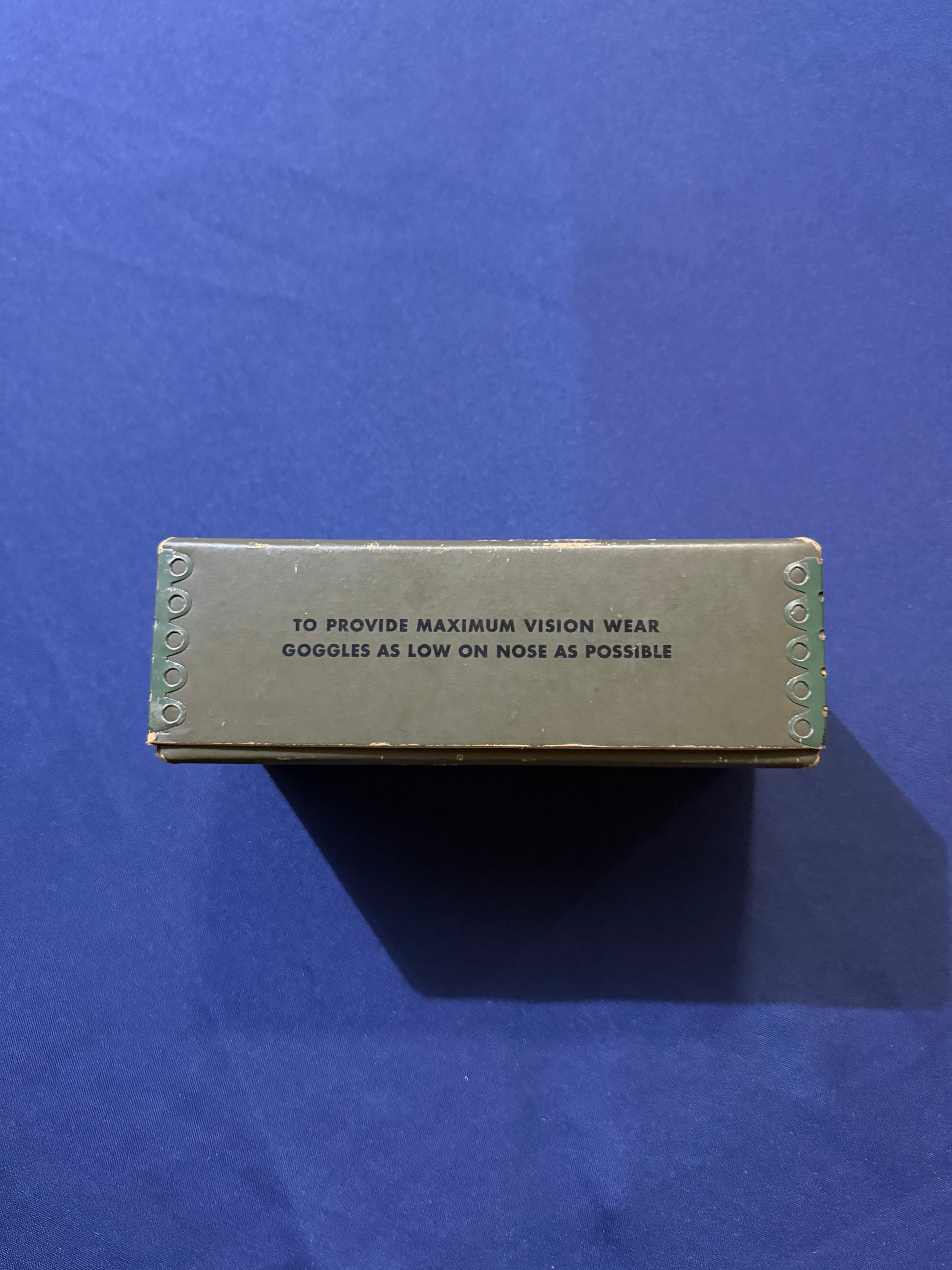 Original WWII U.S. Army N-2 Goggles with Box