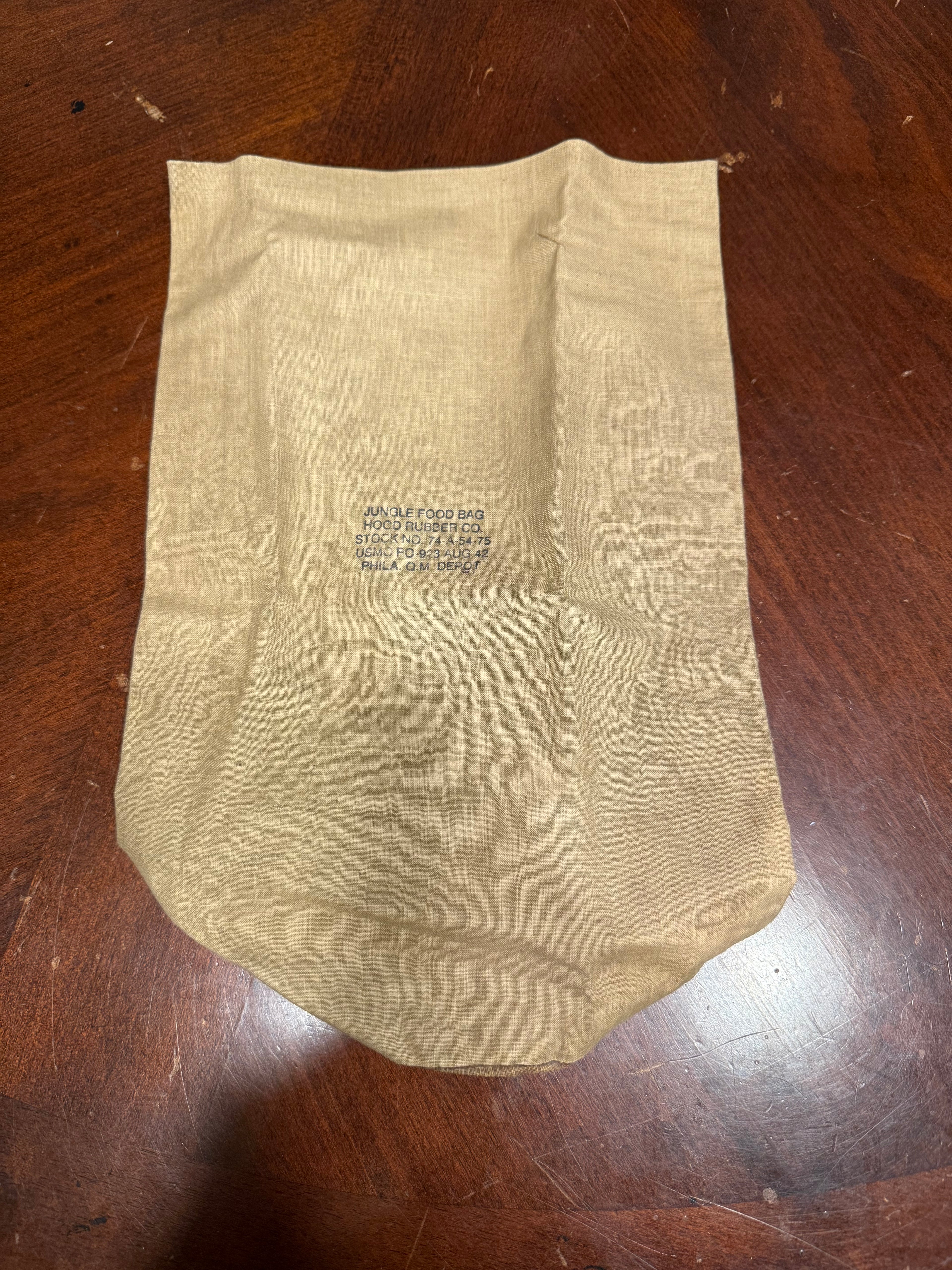 WW2 USMC food bag