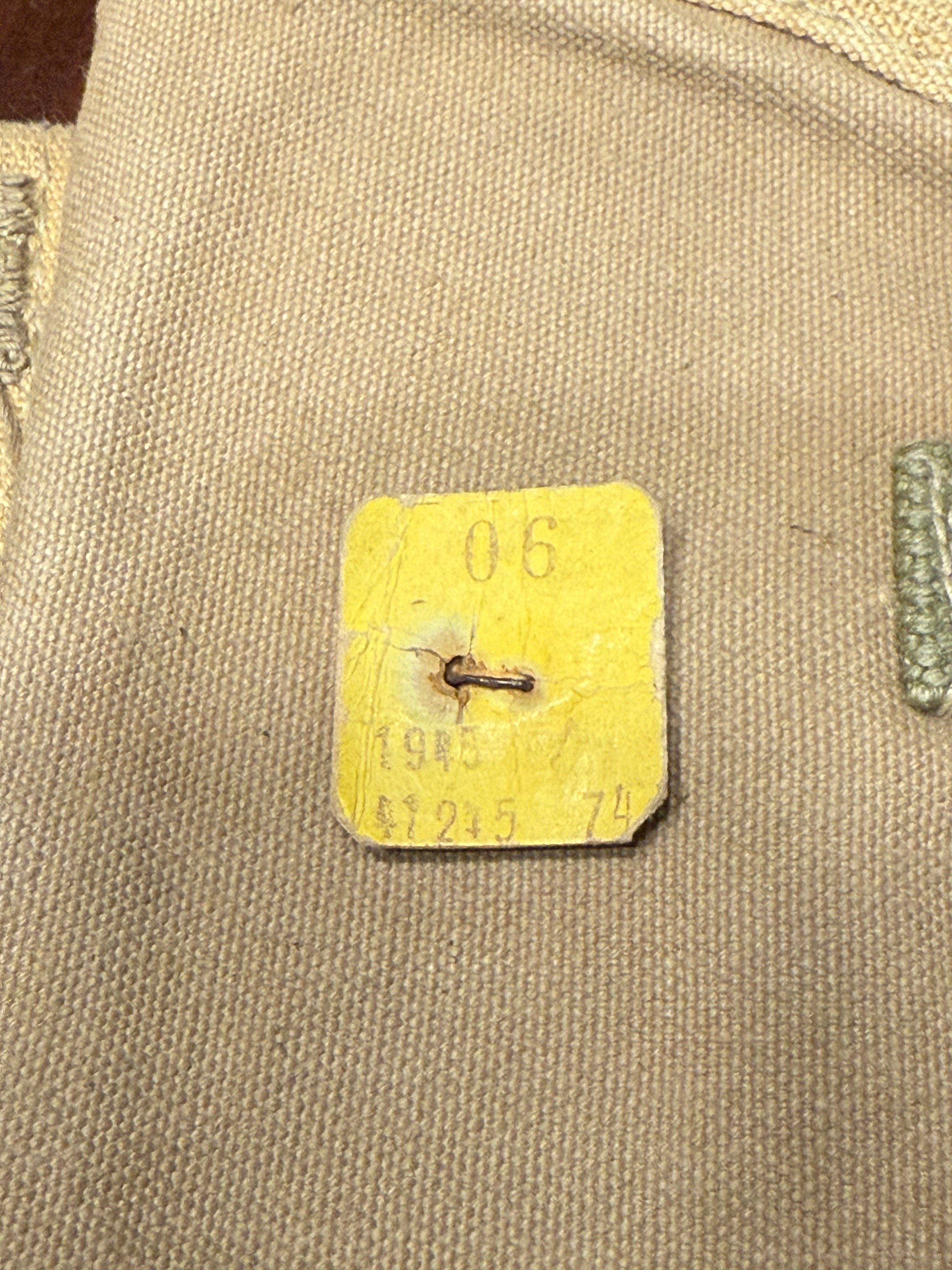 Ww2 USMC flag carrier bag.