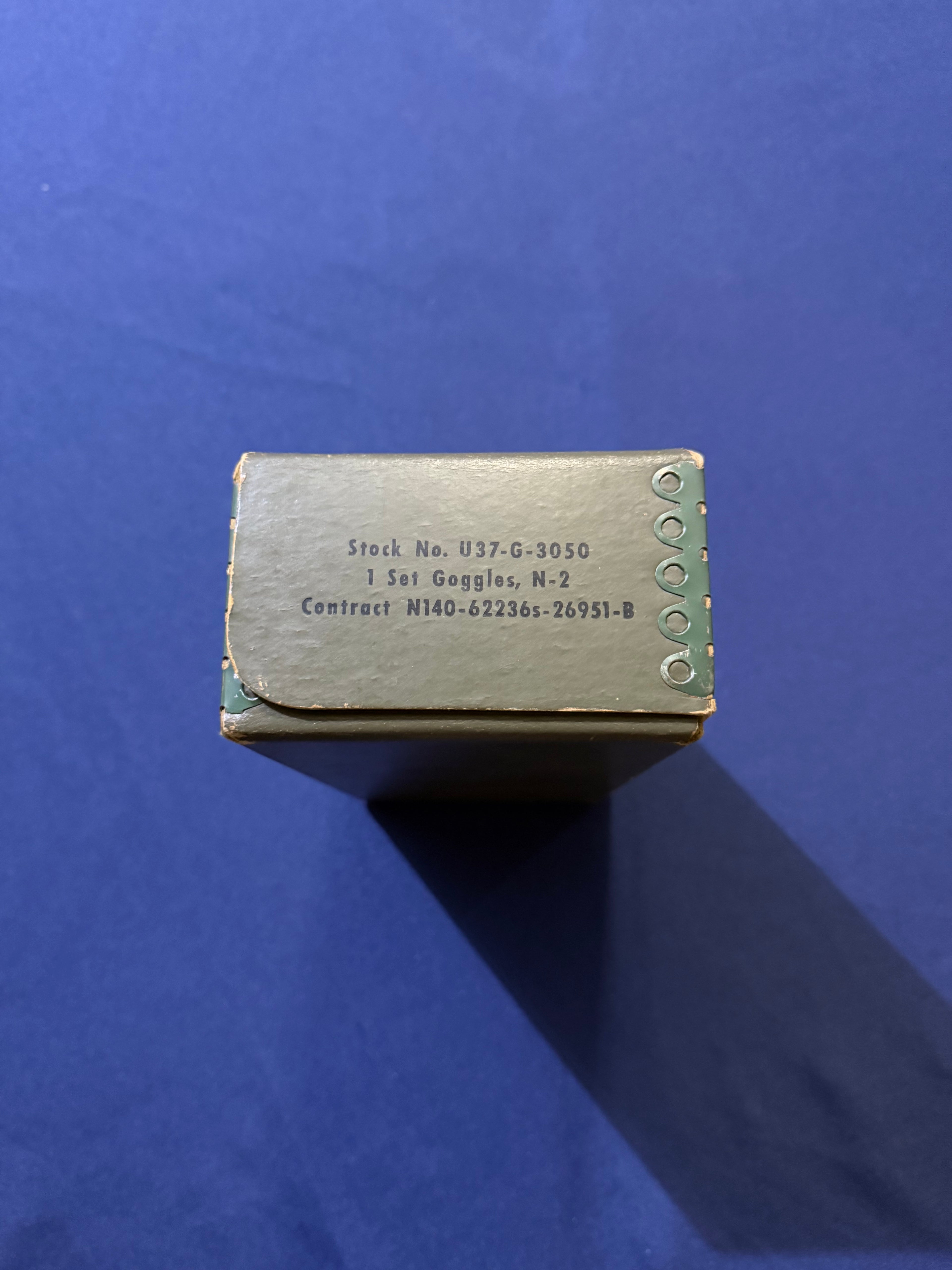 Original WWII U.S. Army N-2 Goggles with Box
