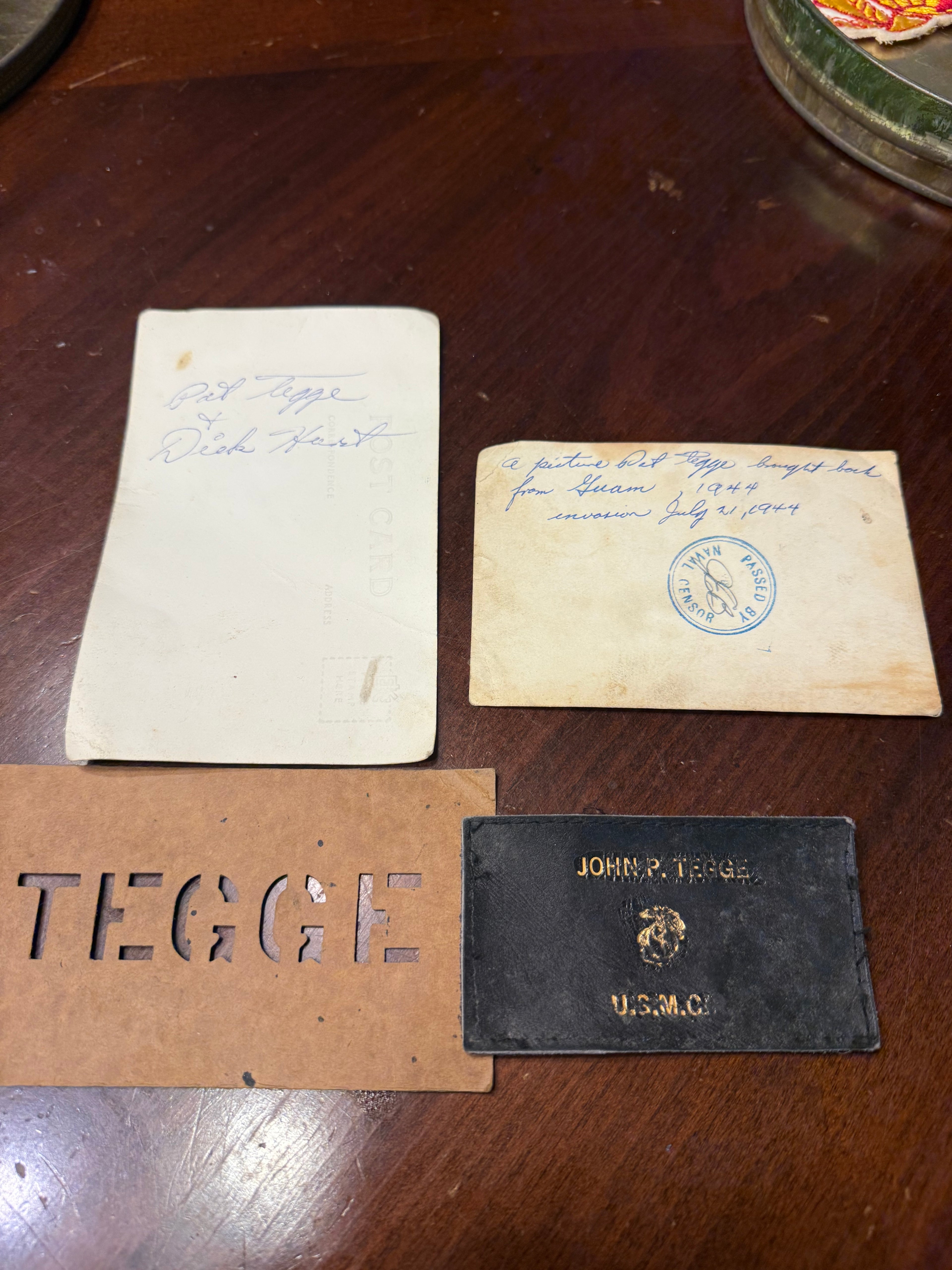 USMC grouping named Tegge