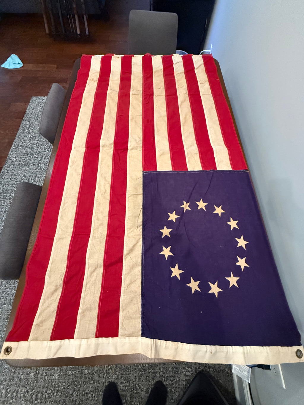 Vintage 13 star Betsy Ross flag 3x5