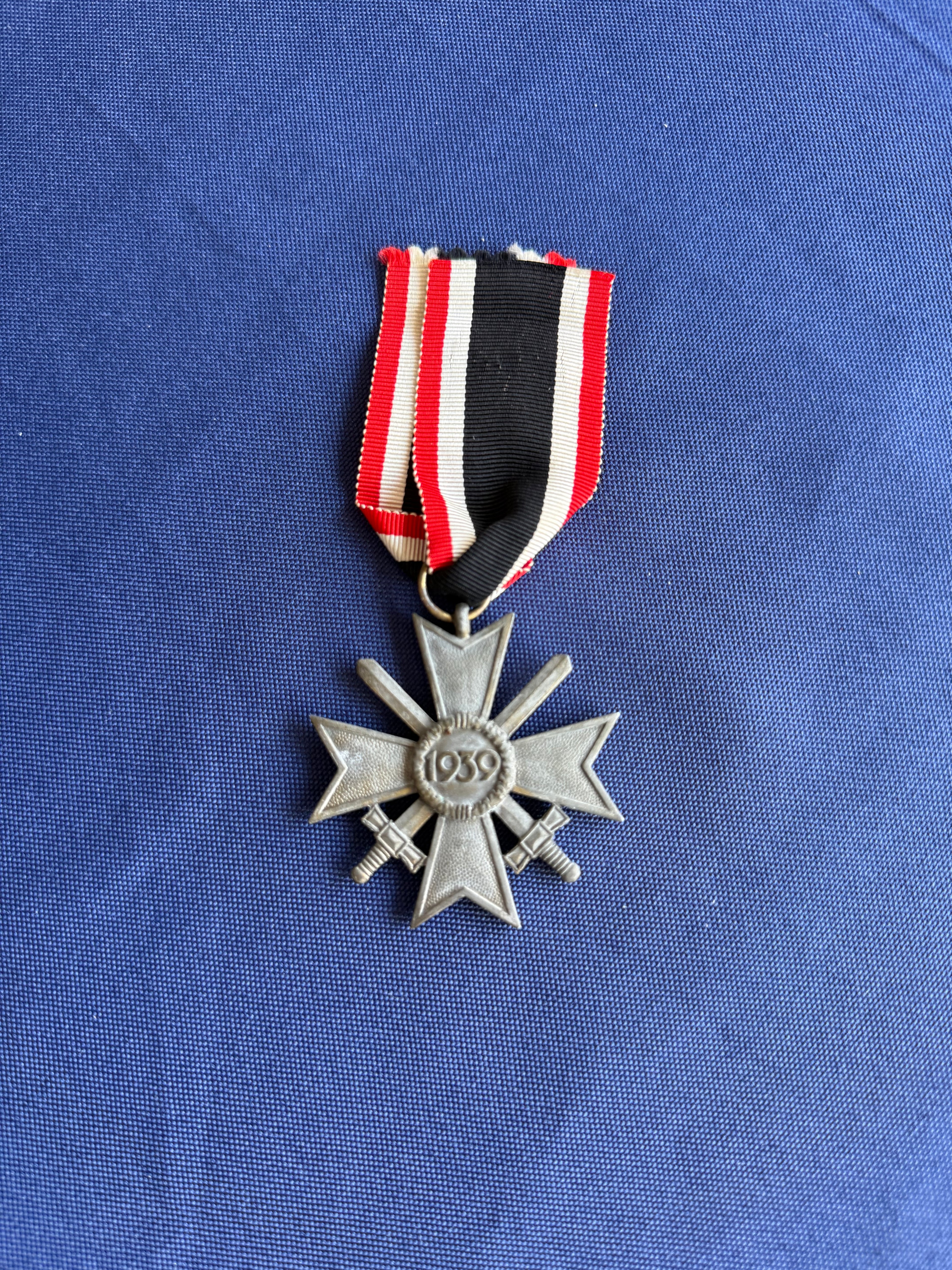 Original WWII German War Merit Cross with Swords (Kriegsverdienstkreuz) 2nd class
