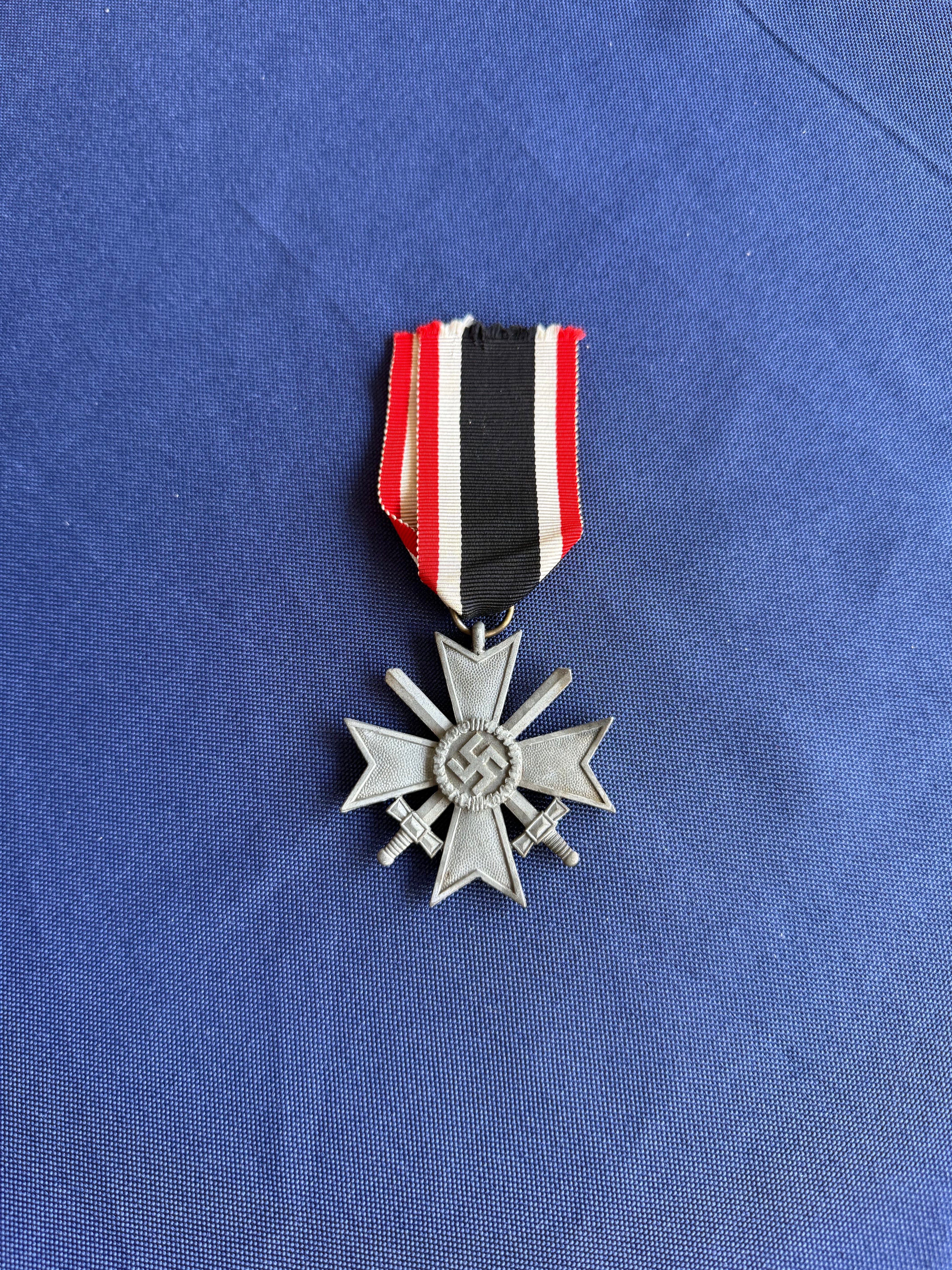 Original WWII German War Merit Cross with Swords (Kriegsverdienstkreuz) 2nd class