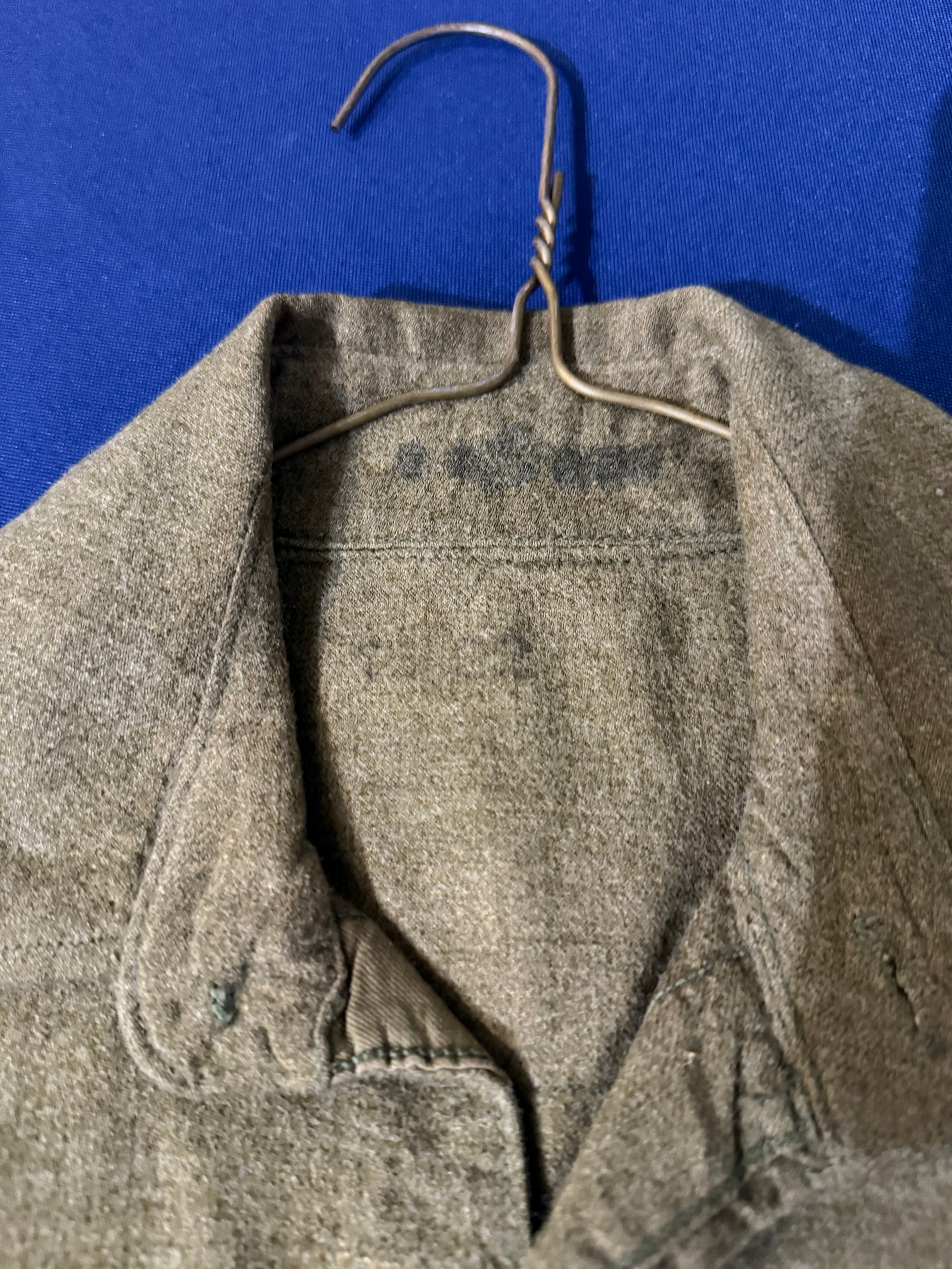 Original WWII U.S. Army M1937 Wool Shirt
