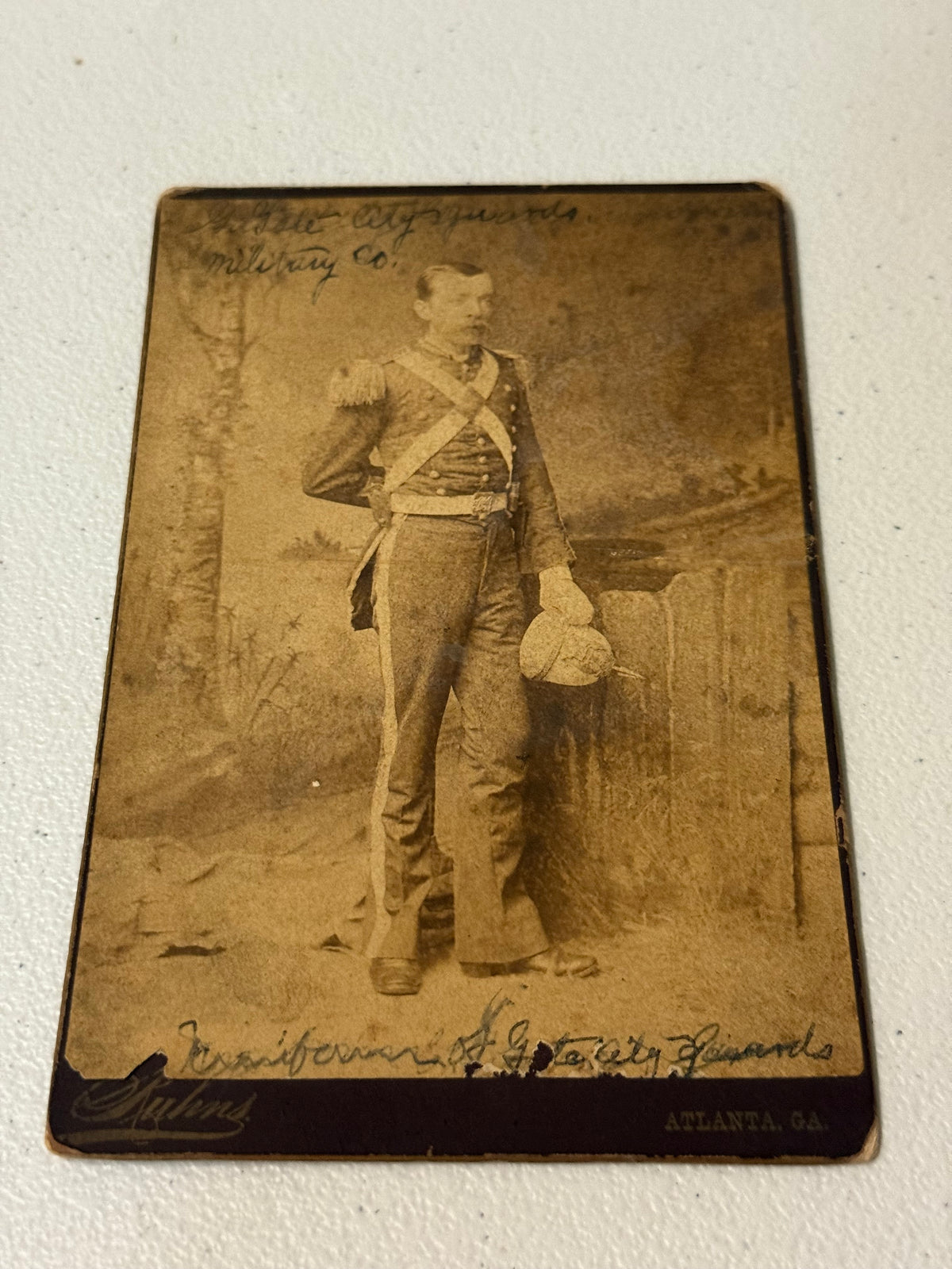 Portrait of a Gate City Guard of Fulton Co. (Atlanta)