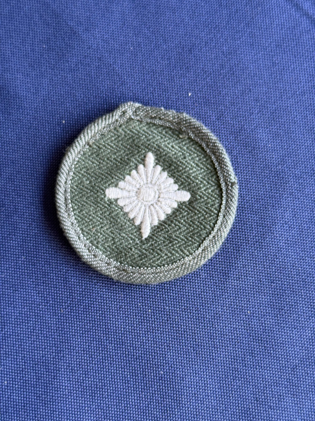 Original WWII German Army Oberschütze Rank Pip on HBT