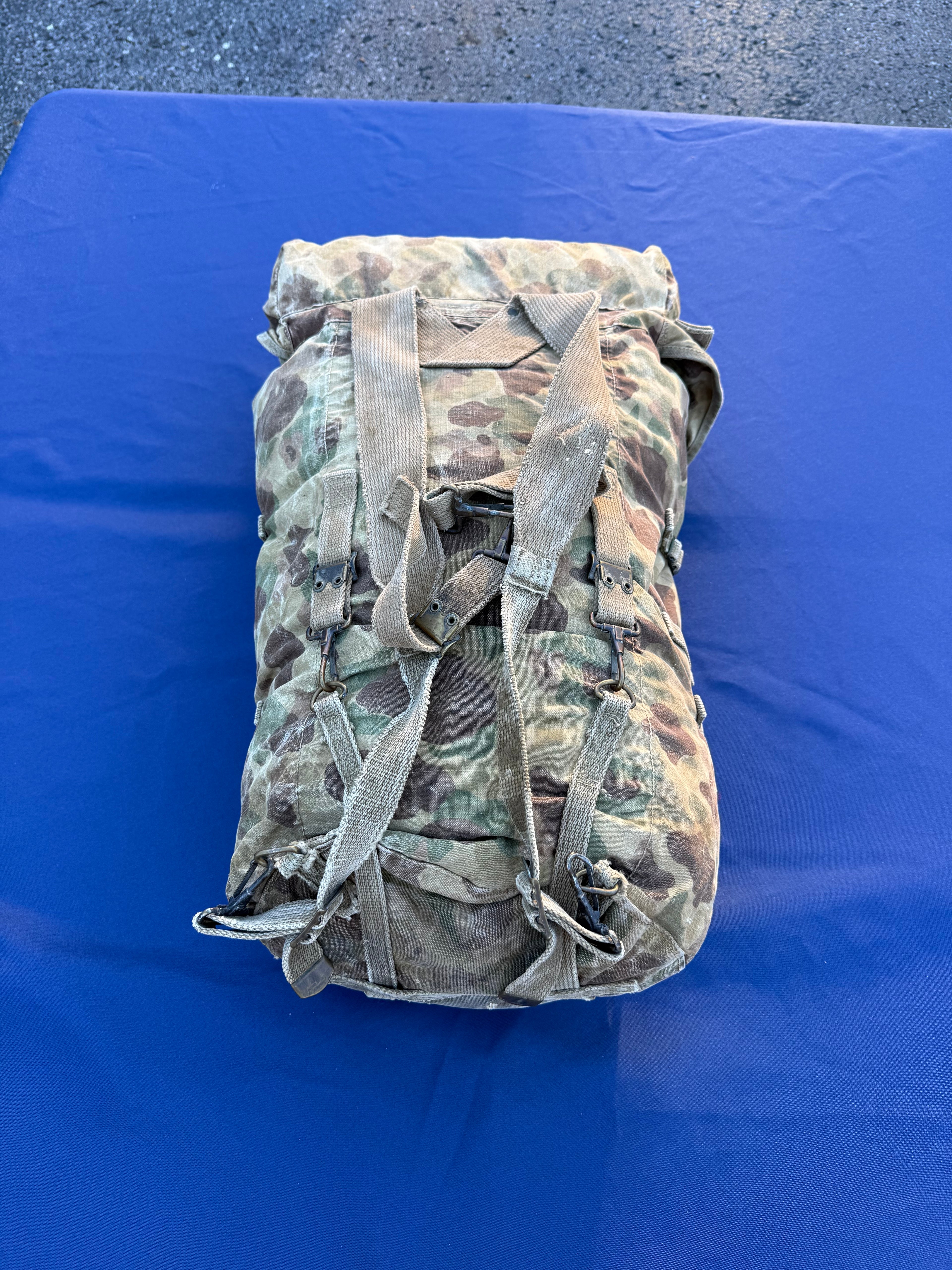 Original WWII U.S. M1942 Frogskin Jungle Pack