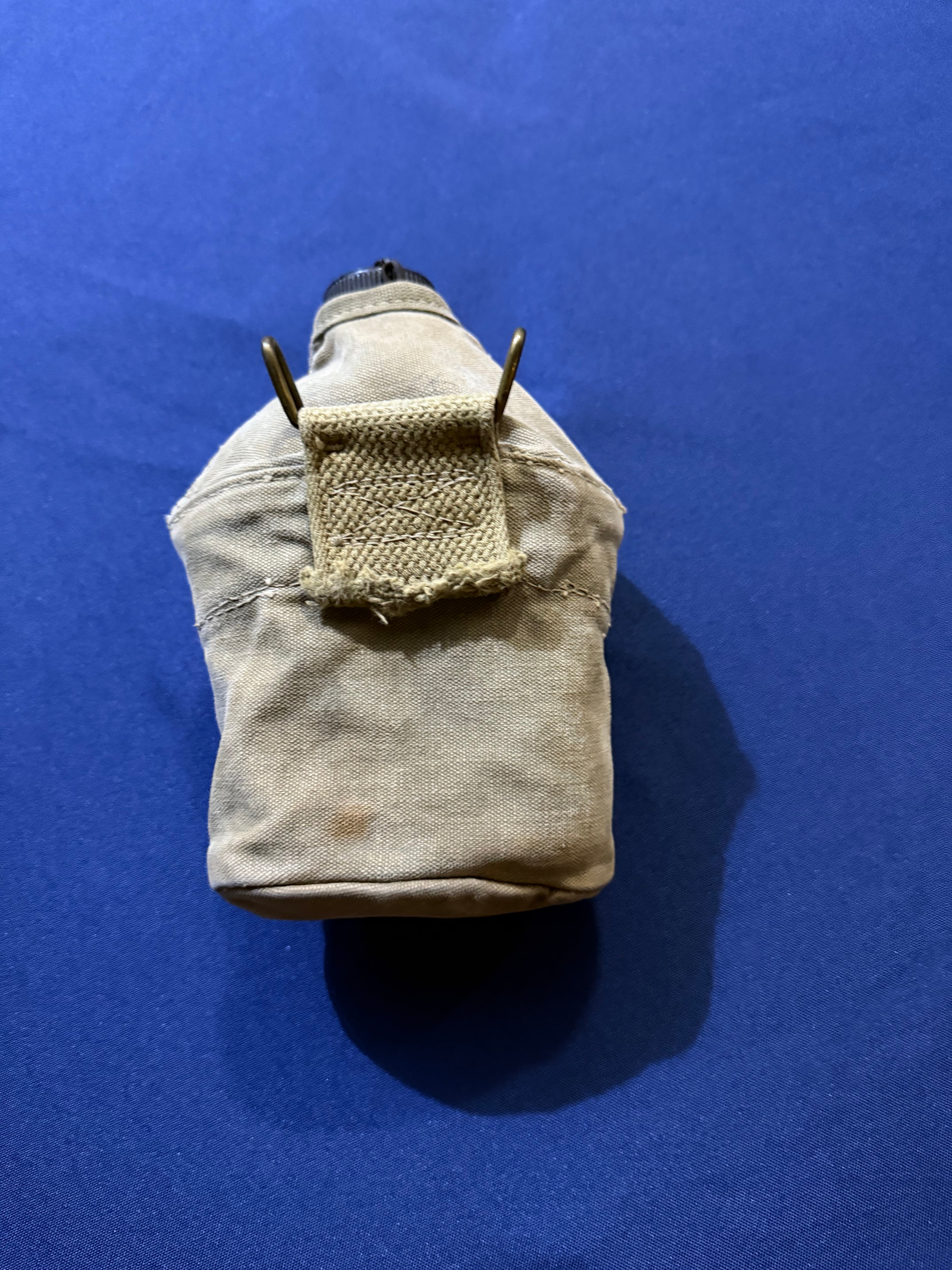 Original WWII USMC Type 2 Canteen Cover with 1944 U.S. Canteen