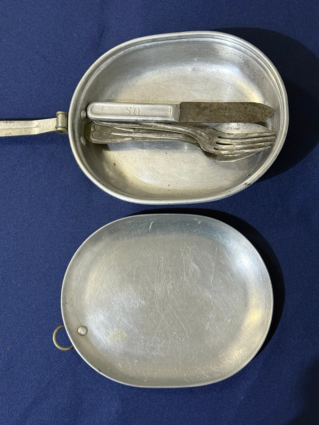 Original WWI U.S. Army Mess Kit Set – Complete with Utensils