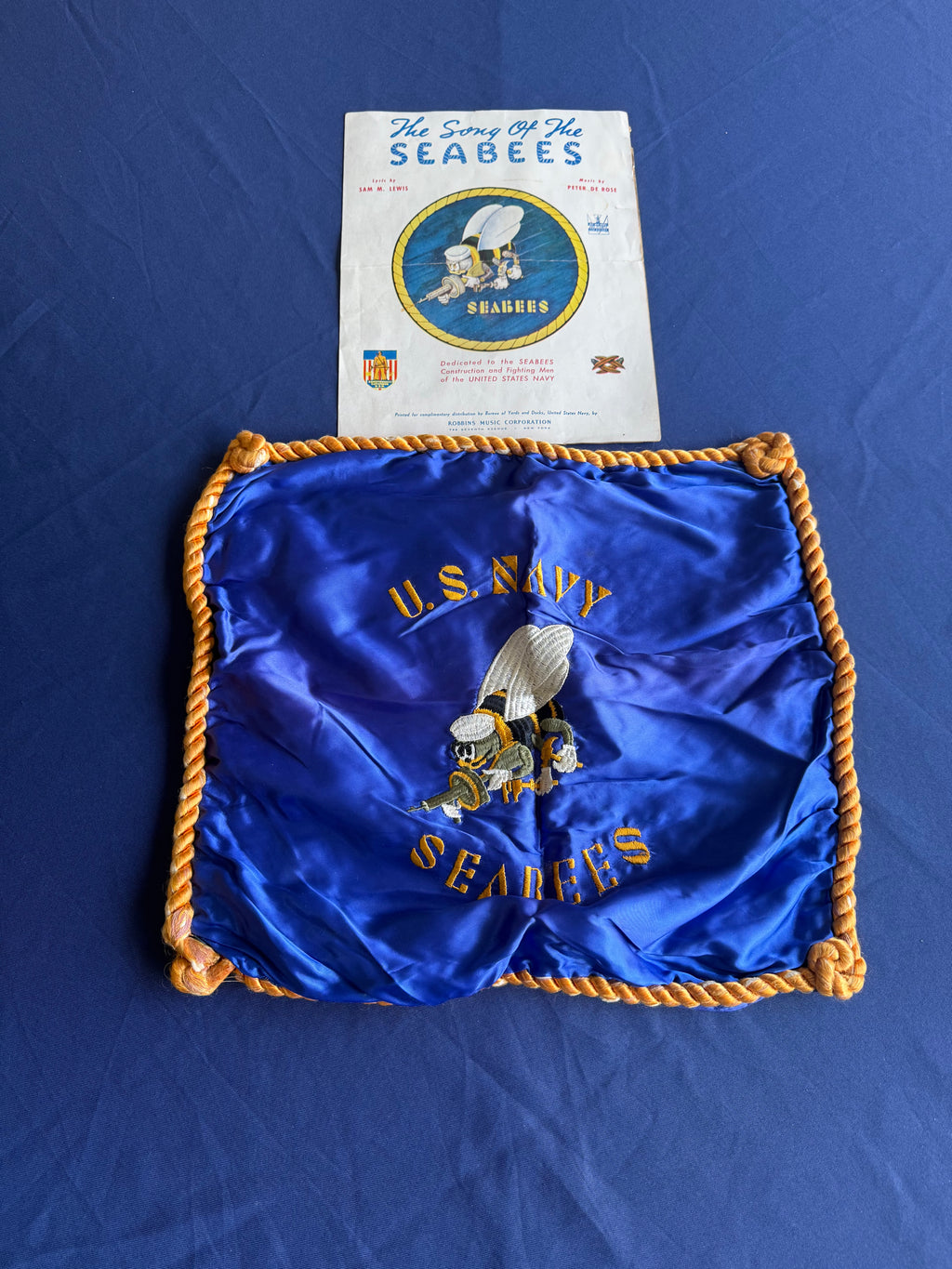 WWII U.S. Navy Seabees Construction Battalion Grouping – Named to H. Hammerli