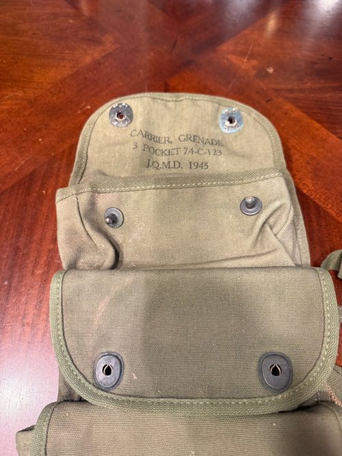 Original WW2 US grenade pouch