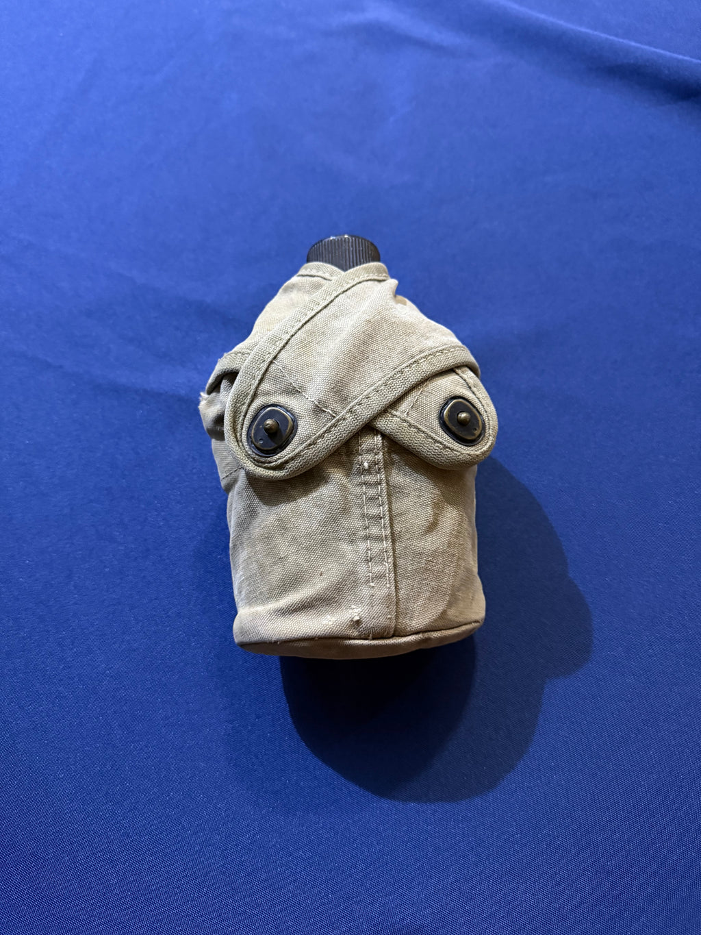 Original WWII USMC Type 2 Canteen Cover with 1944 U.S. Canteen