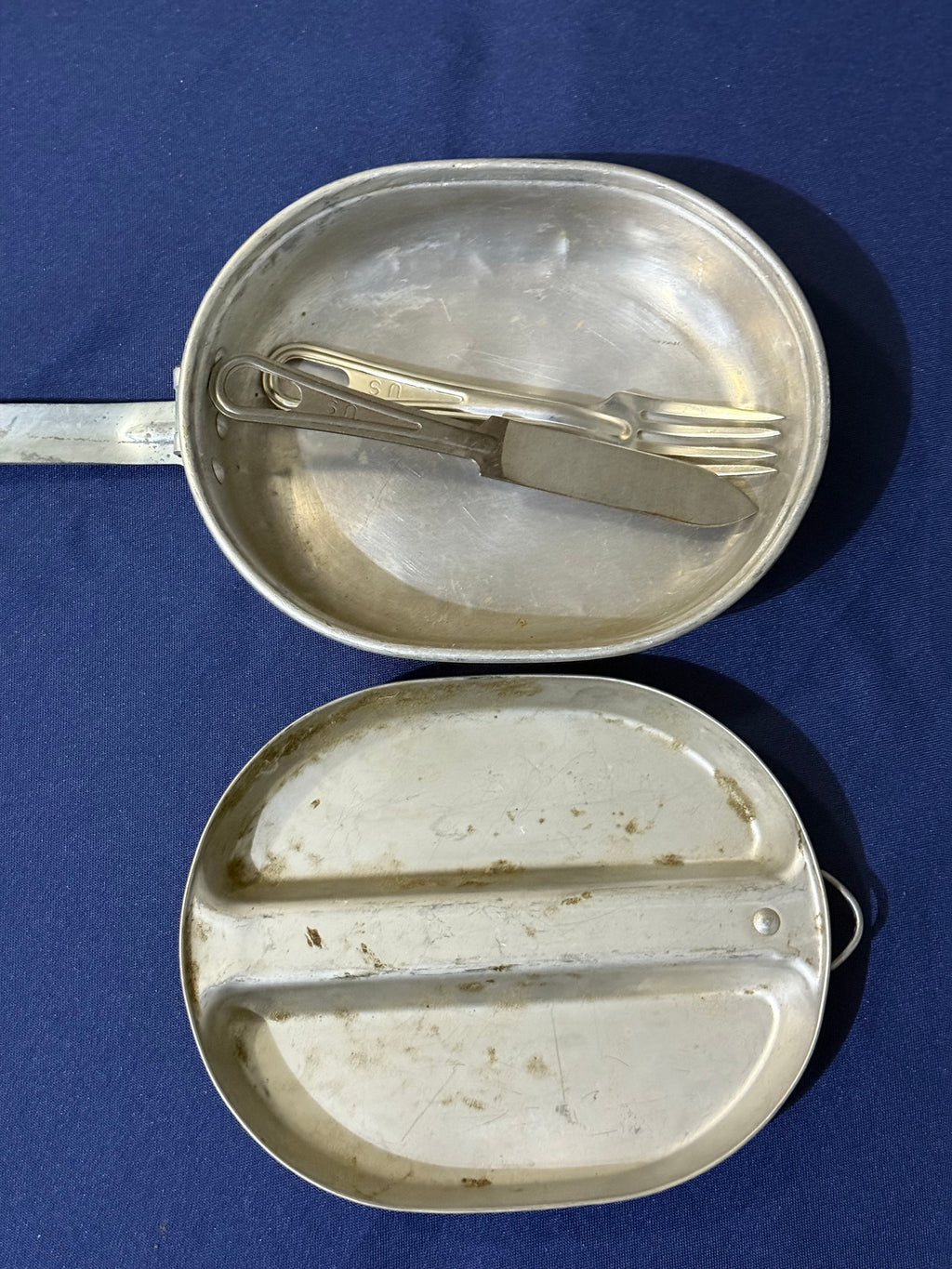 Original World War II U.S. Army mess kit set