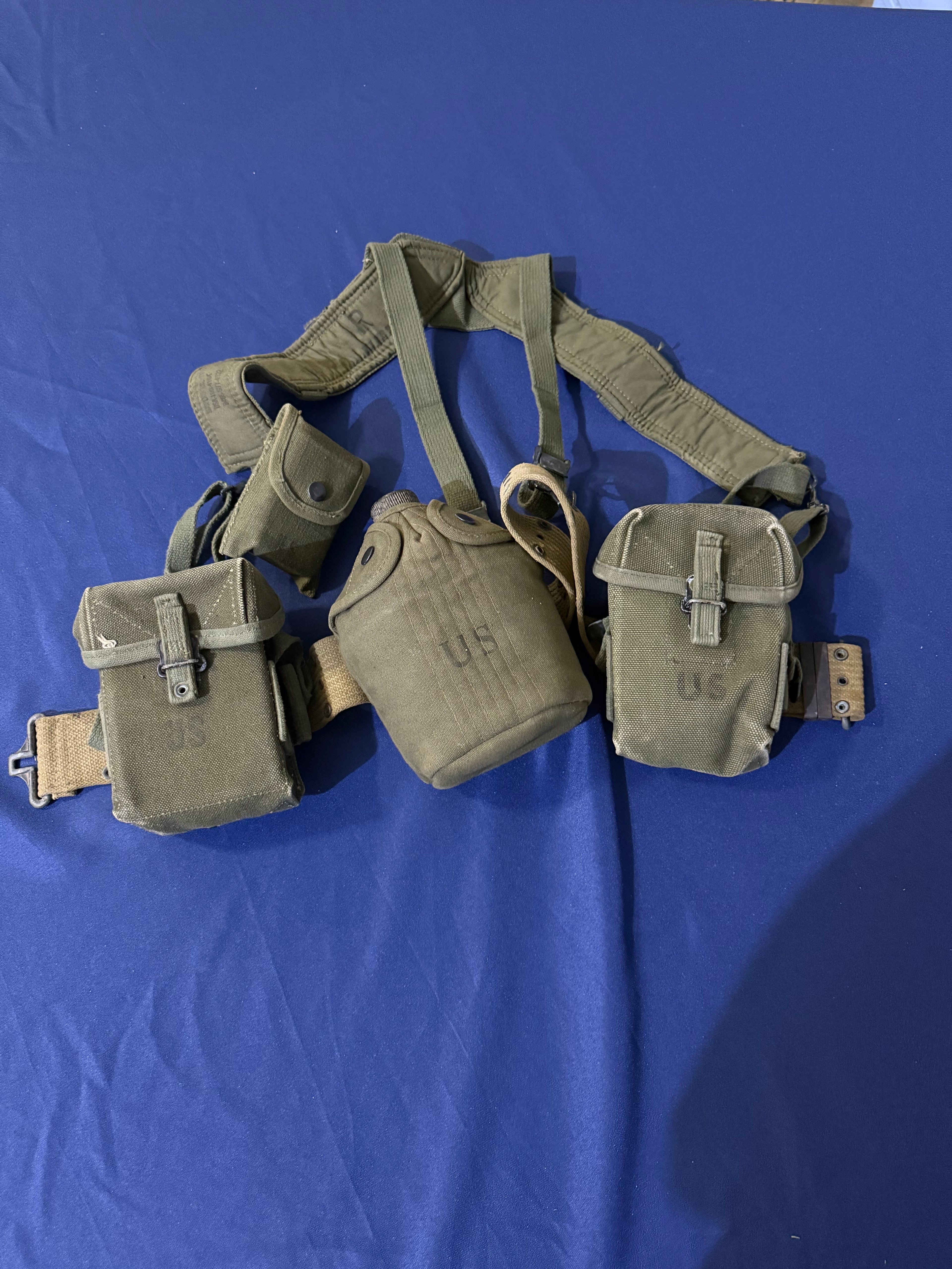 Original Vietnam Era U.S. Field Gear Set (Web Gear Rig)