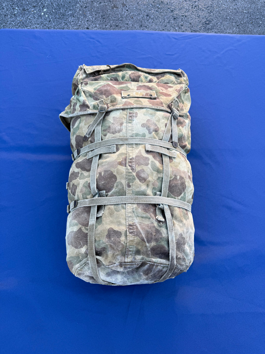 Original WWII U.S. M1942 Frogskin Jungle Pack