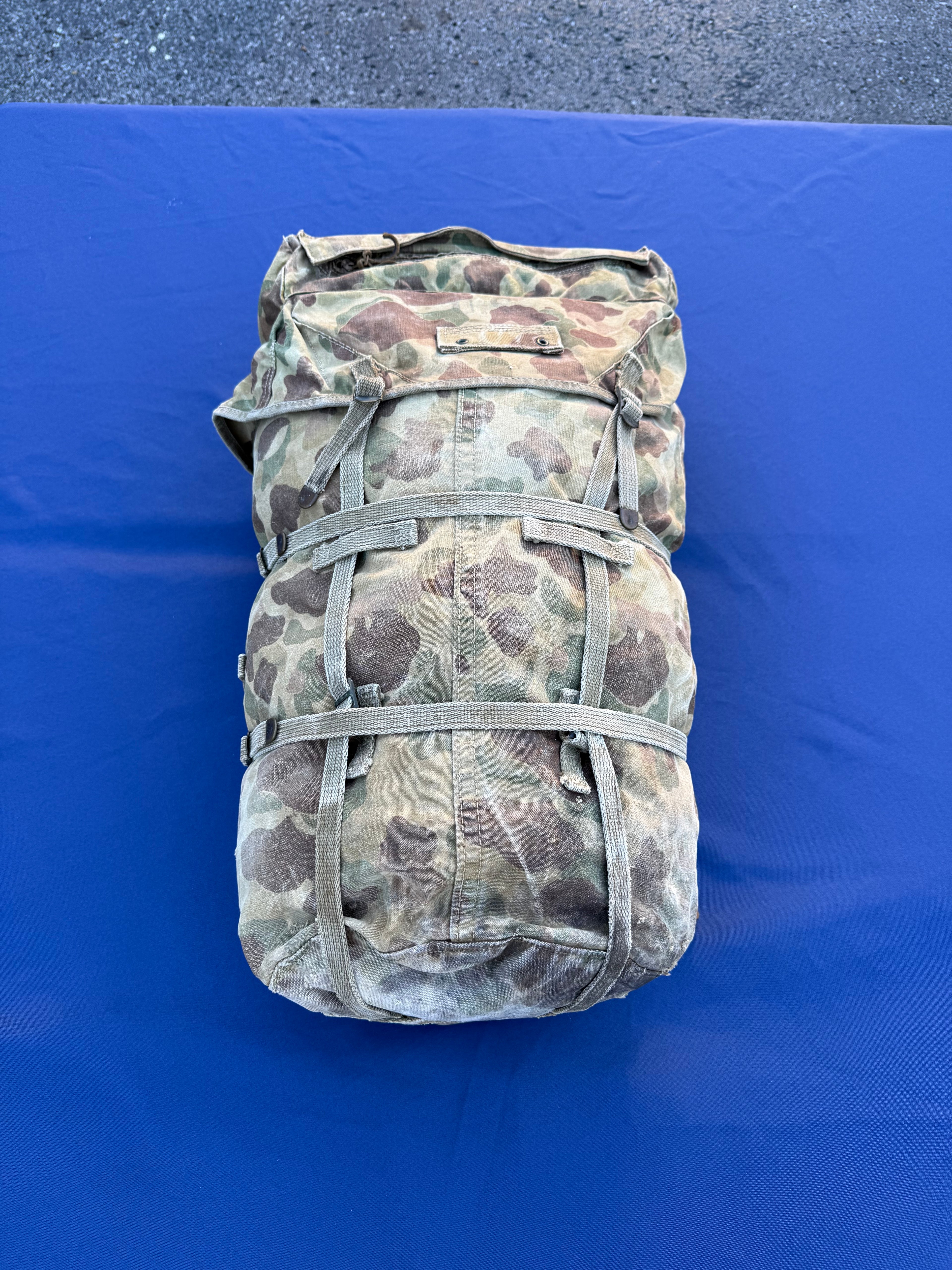 Original WWII U.S. M1942 Frogskin Jungle Pack