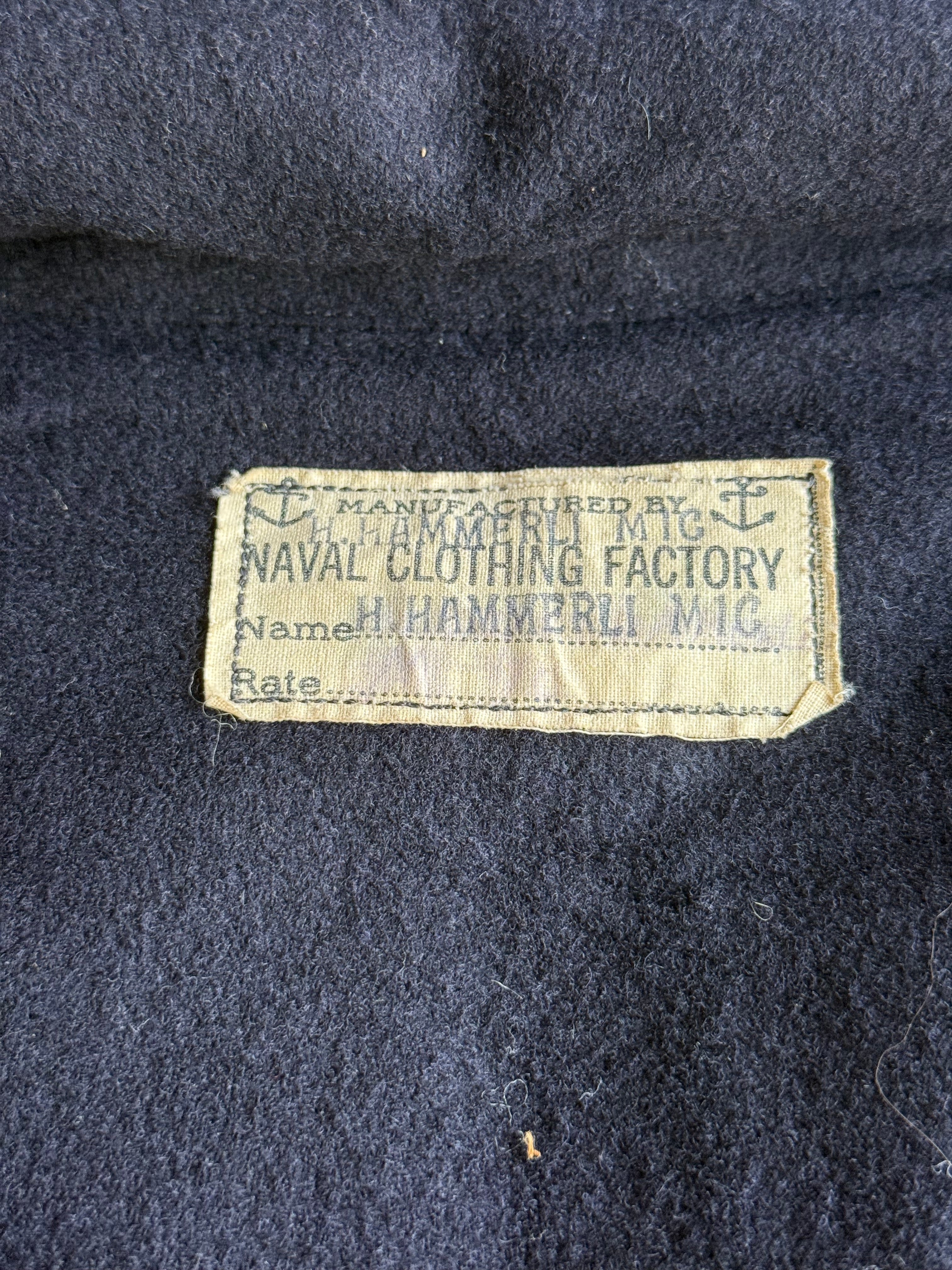 WWII U.S. Navy Seabees Construction Battalion Grouping – Named to H. Hammerli