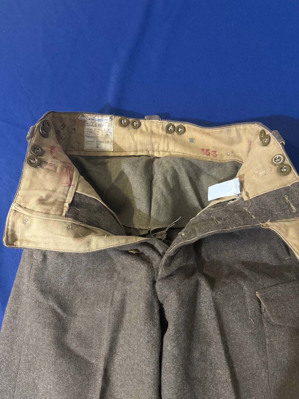 Original 1949 Pattern British Battledress Set – Jacket & Trousers – 1951