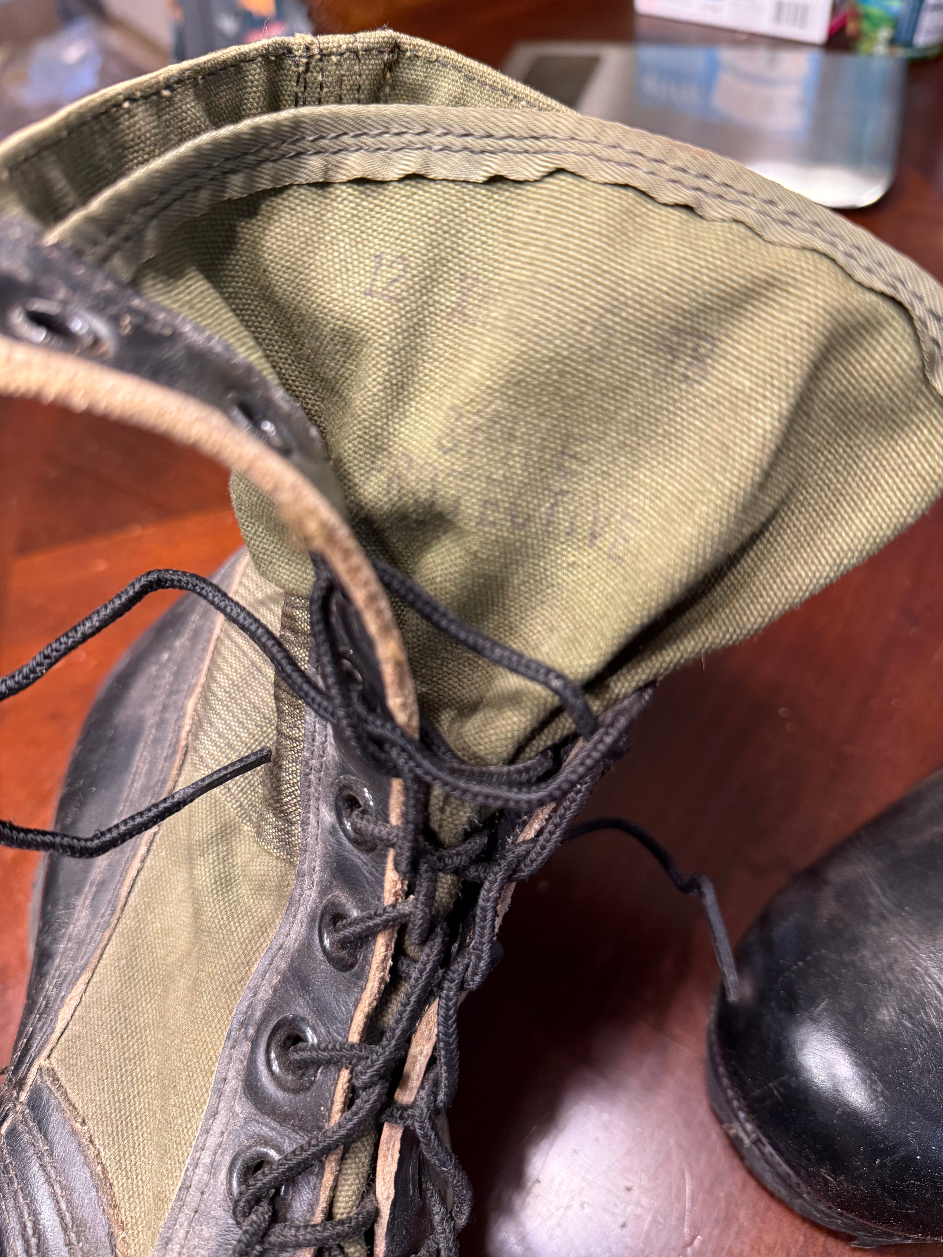 Vietnam era jungle boots