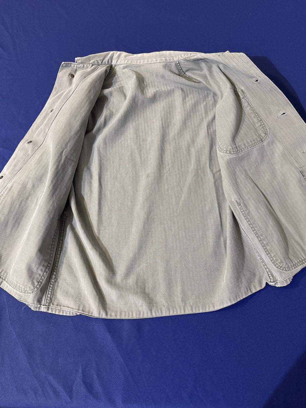 Original WWII U.S. Marine Corps P41 HBT Utility Jacket.